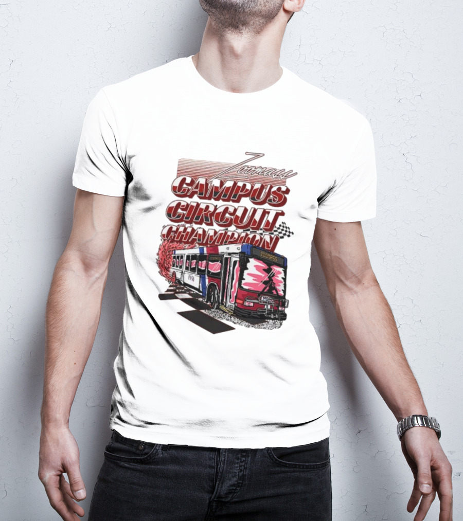 Campus Circuit Champion Zoombus Racing Bus T-Shirt