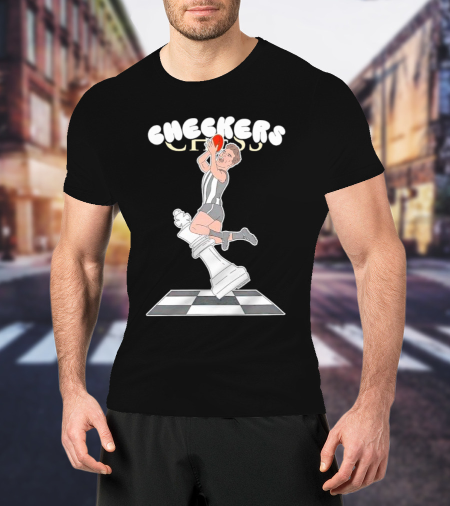 Checkers Chess Dunk King Piece Basketball Jumper T-Shirt