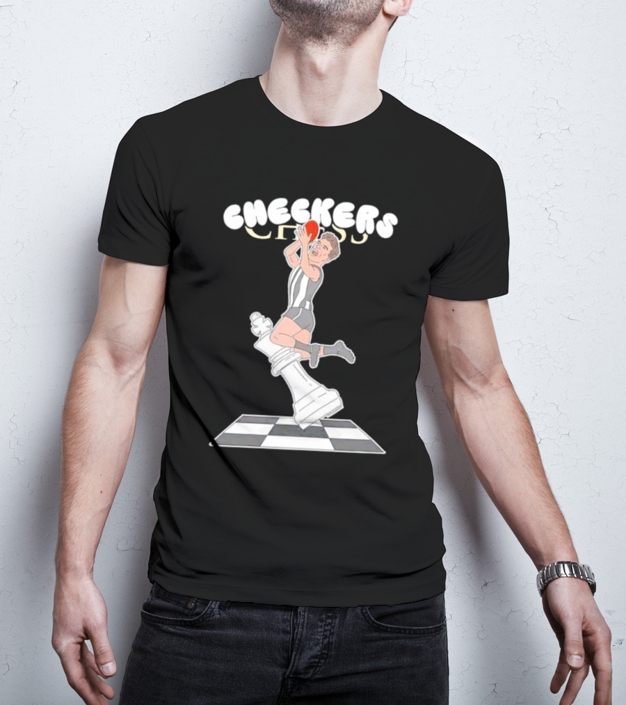 Checkers Chess Dunk King Piece Basketball Jumper T-Shirt