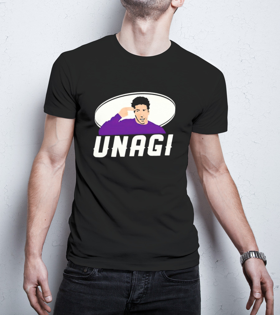 Friends Ross Geller Unagi Iconic Gesture From The One With Unagi T-Shirt