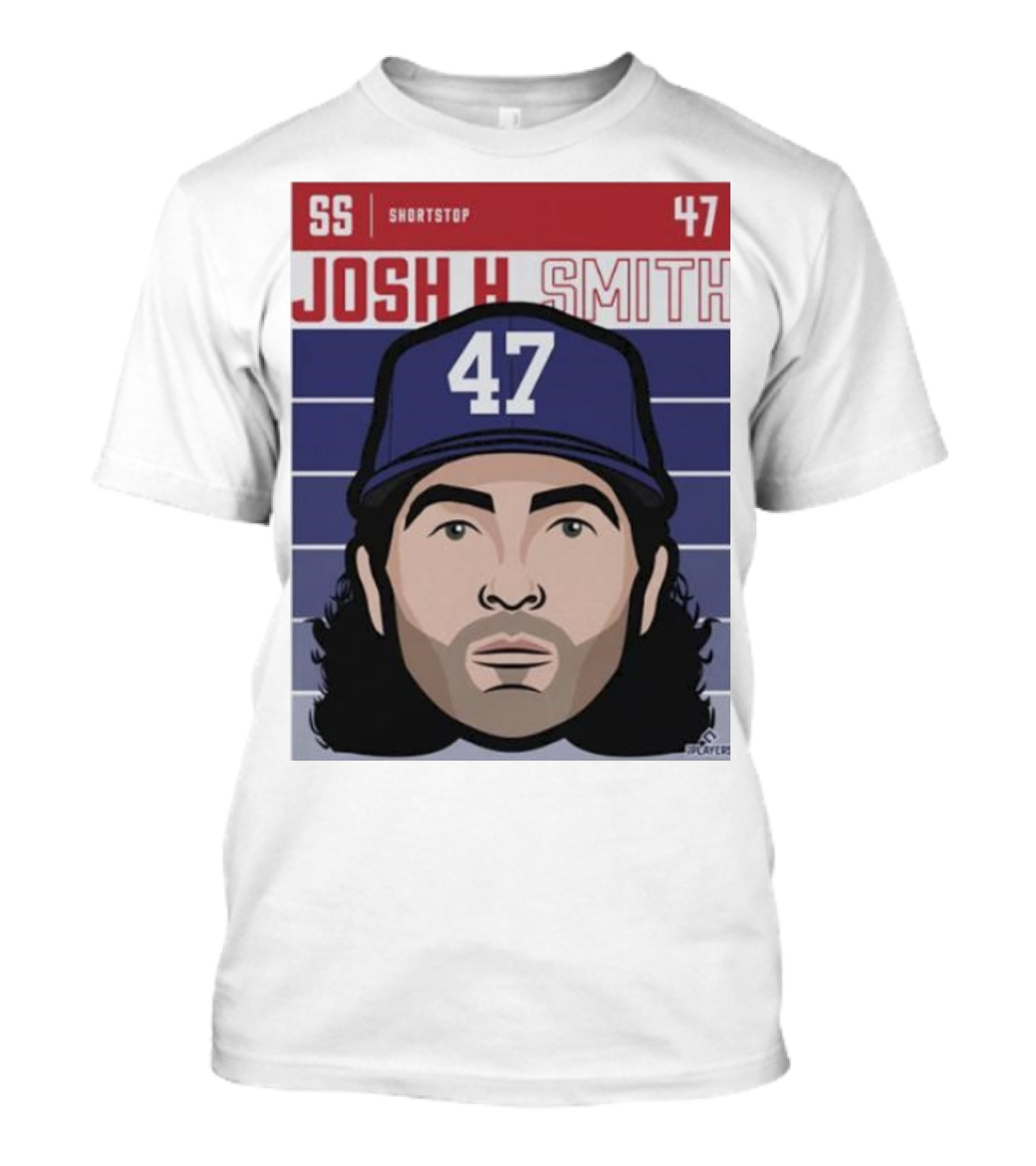 Josh H Smith SS Shortstop 47 Texas Fade Baseball T-Shirt