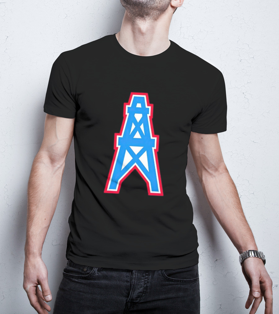 Houston Oilers Luv Ya Blue Oil Derrick Franklin T-Shirt