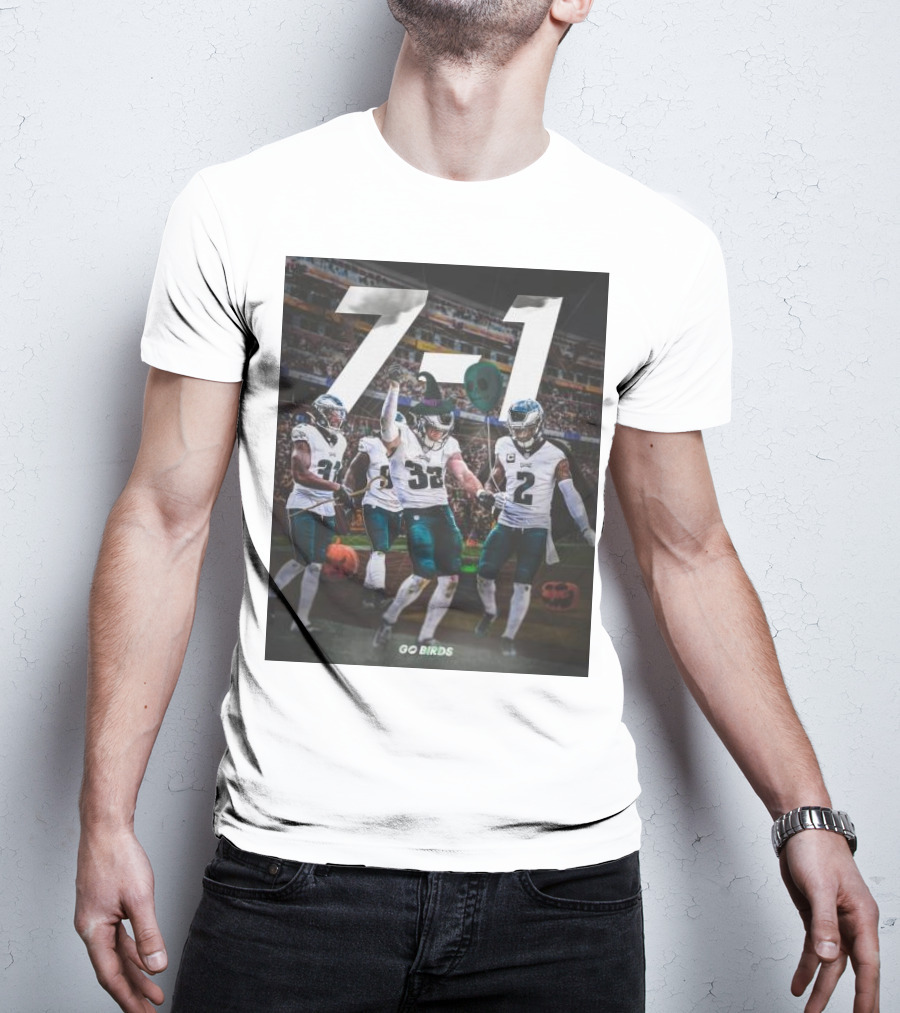 Philadelphia Eagles 7-1 Halloween Go Birds T-Shirt