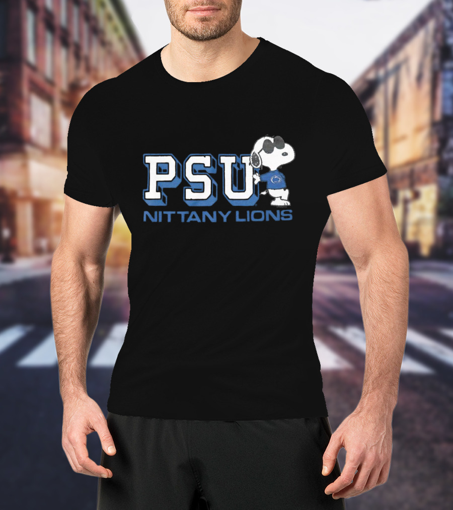 Snoopy PSU Nittany Lions Joe Cool Penn State T-Shirt
