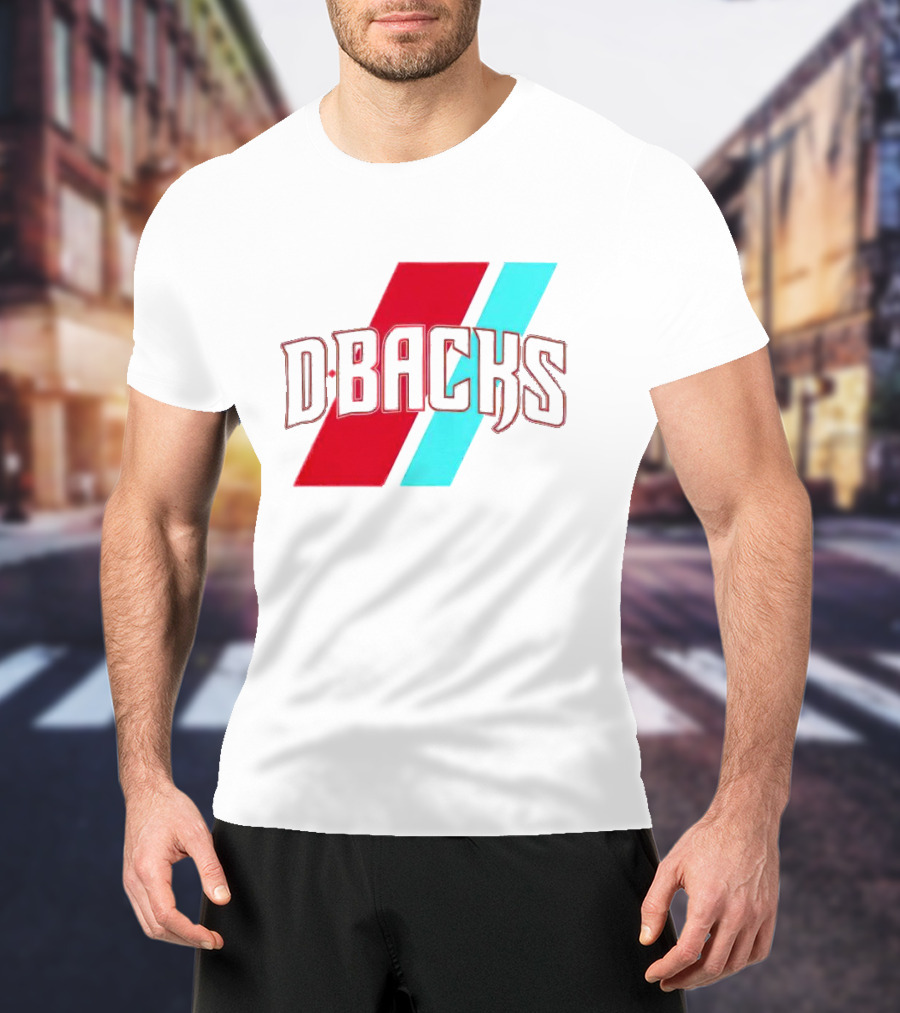 Arizona DBbacks Tri-Color Stripe T-Shirt
