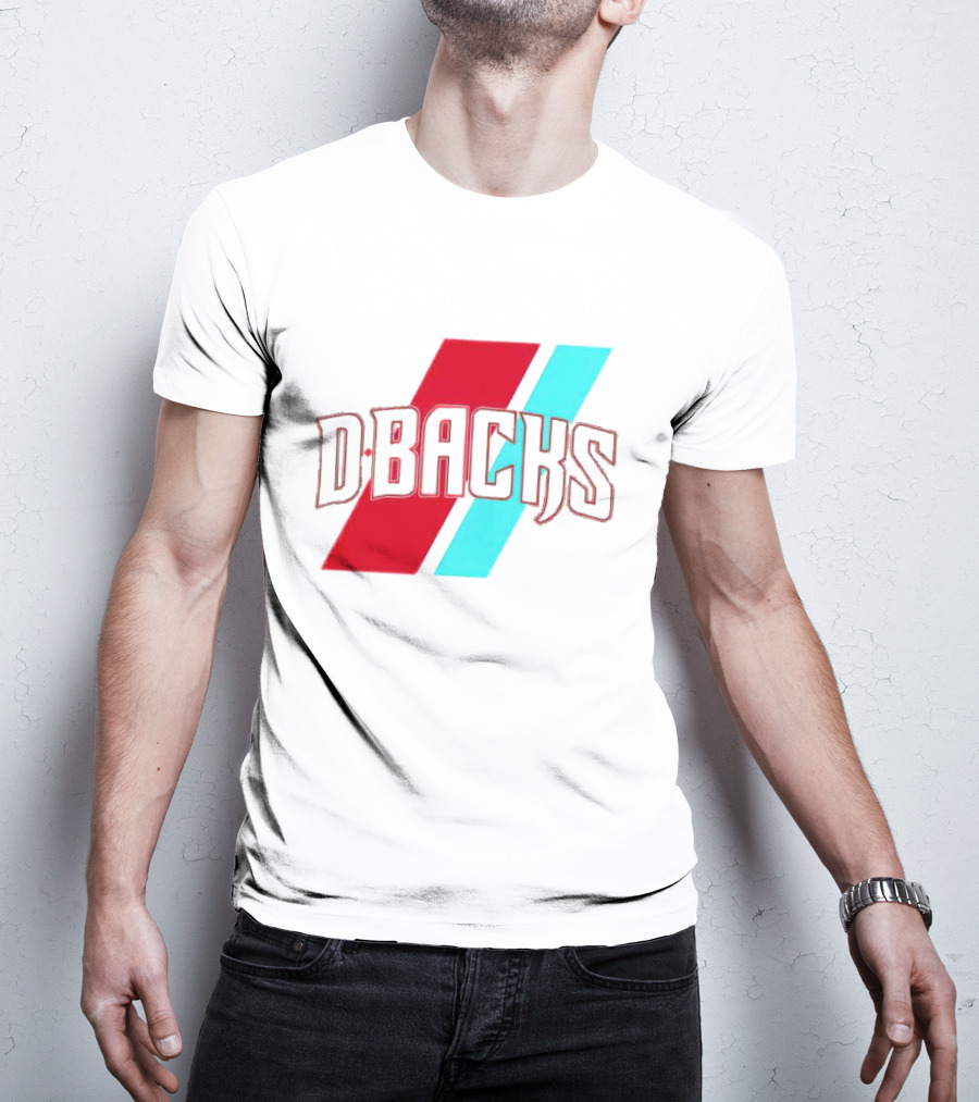 Arizona DBbacks Tri-Color Stripe T-Shirt