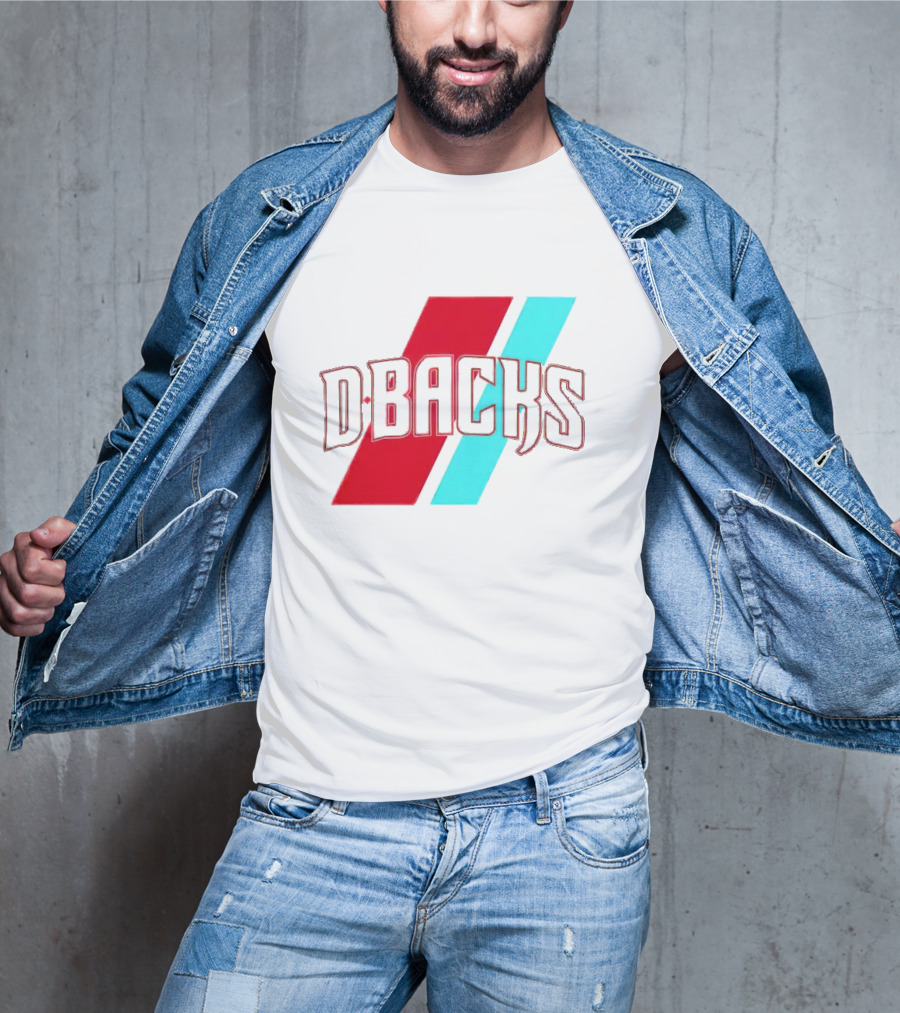 Arizona DBbacks Tri-Color Stripe T-Shirt