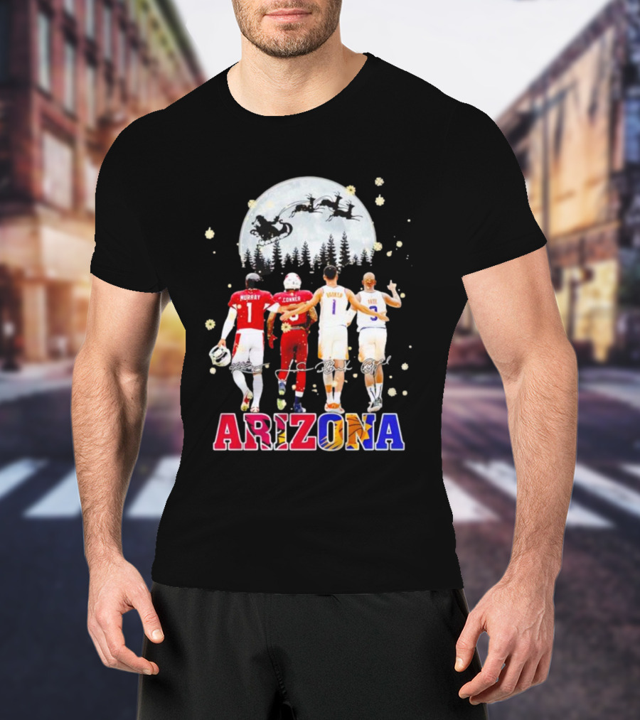 Arizona Christmas Kyler Murray James Conner Devin Booker Chris Paul T-Shirt