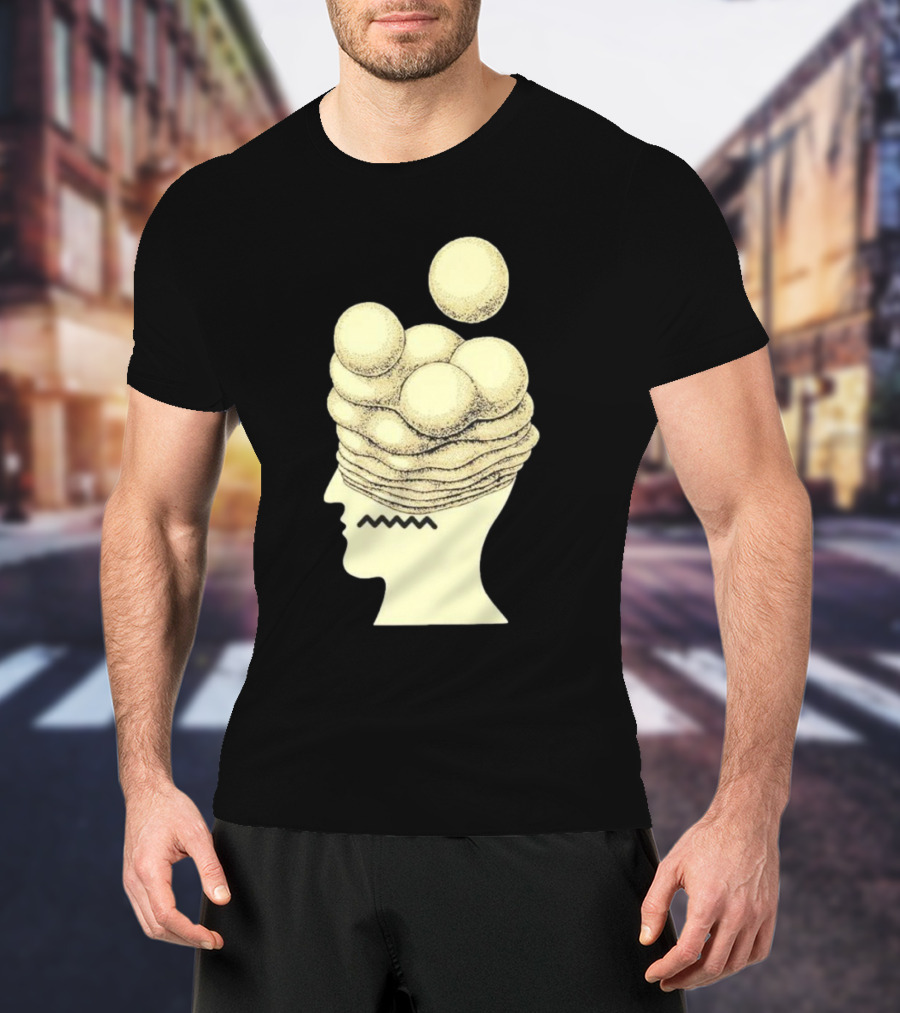 Brain Dead Growth Surreal Layers Optical Illusion T-Shirt