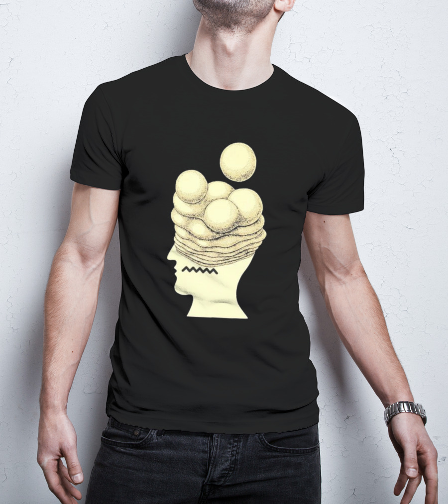 Brain Dead Growth Surreal Layers Optical Illusion T-Shirt