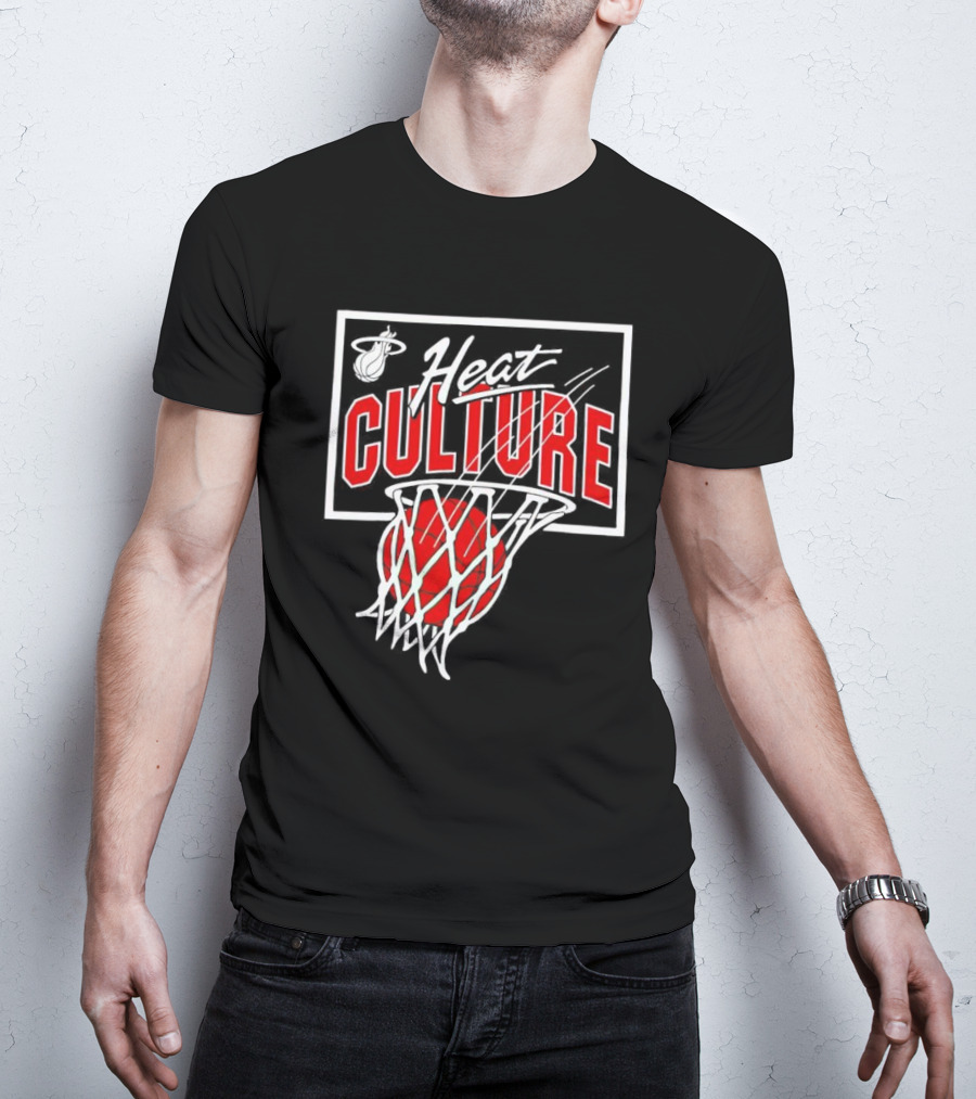Heat Culture Basketball Net Miami Heat T-Shirt