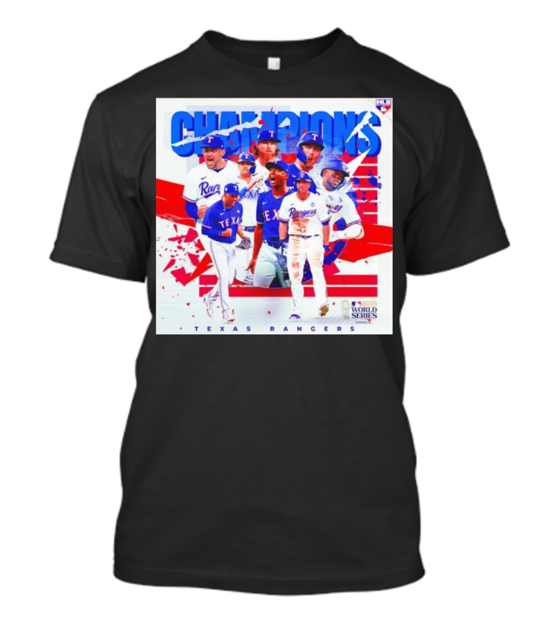 Texas Rangers MLB World Series Champions T-Shirt