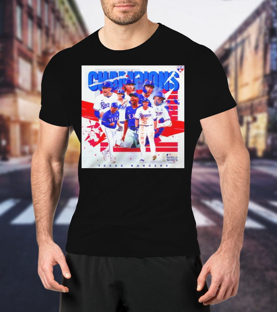 Texas Rangers MLB World Series Champions T-Shirt