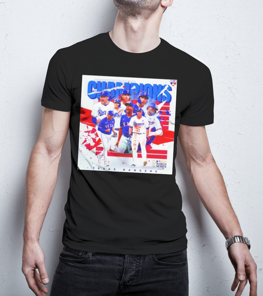 Texas Rangers MLB World Series Champions T-Shirt