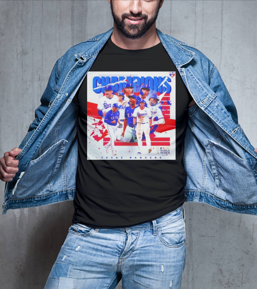 Texas Rangers MLB World Series Champions T-Shirt