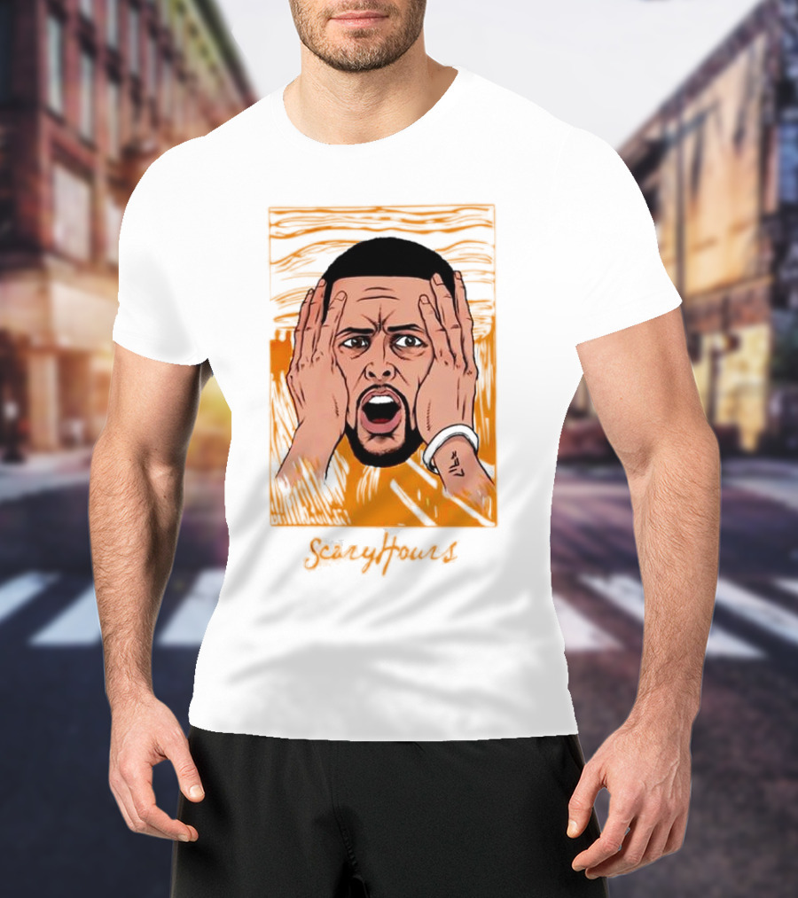 Drake Scary Hours White Munch Scream T-Shirt