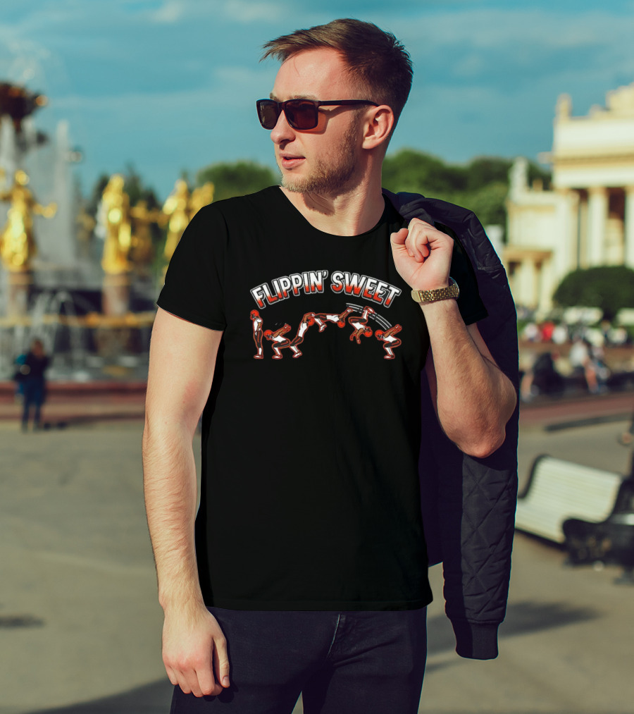 Flippin’ Sweet Cincinnati Bengals Football Acrobatics T-Shirt
