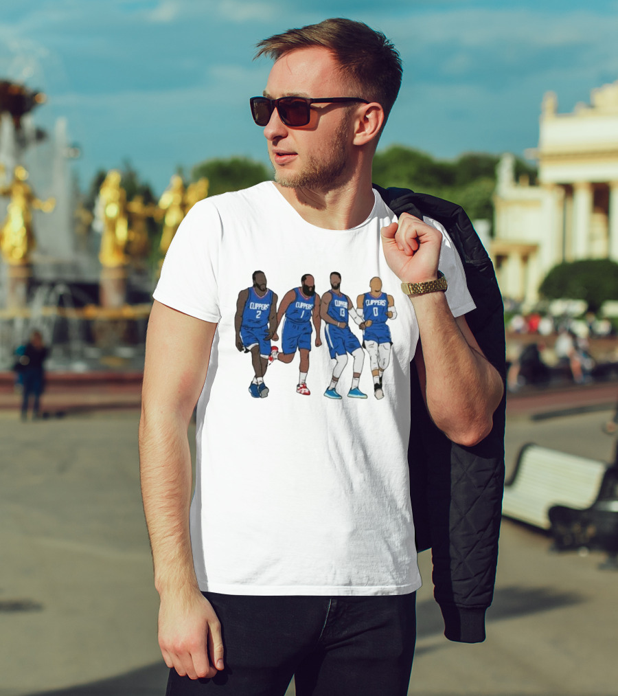 Kawhi Harden PG Russ Clippers Basketball Team Players T-Shirt