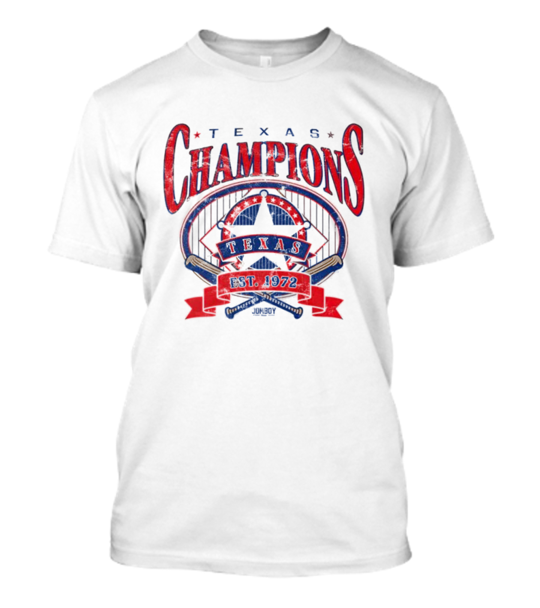 Texas Rangers Champions EST 1972 Long Time Comin’ T-Shirt