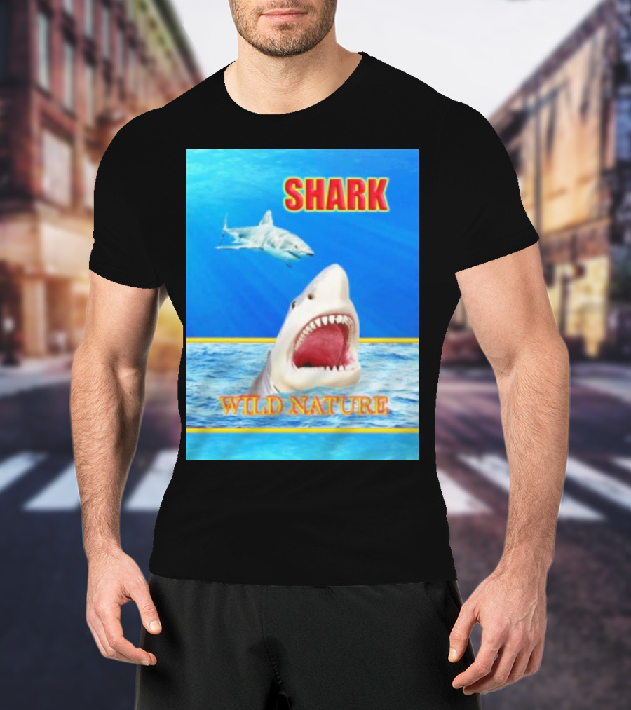 SHARK Wild Nature Ocean Depths Adventure T-Shirt