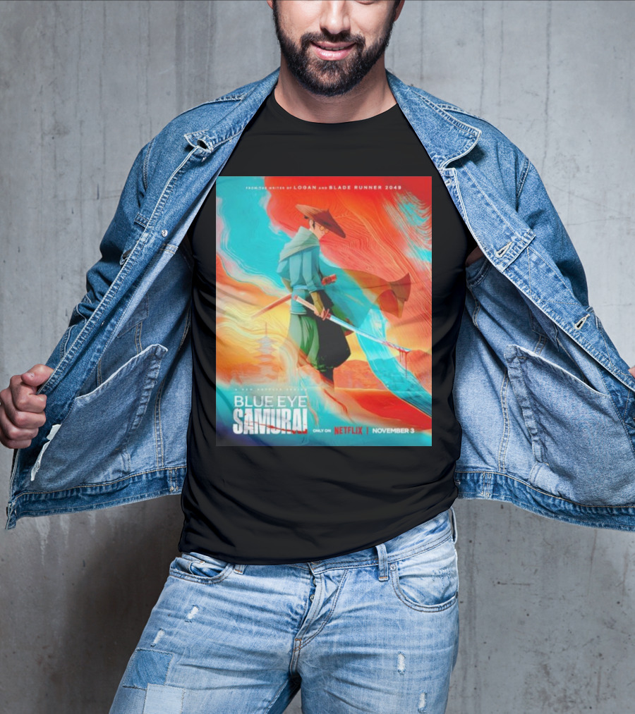 Blue Eye Samurai Logan Blade Runner 2049 Netflix November 3 T-Shirt