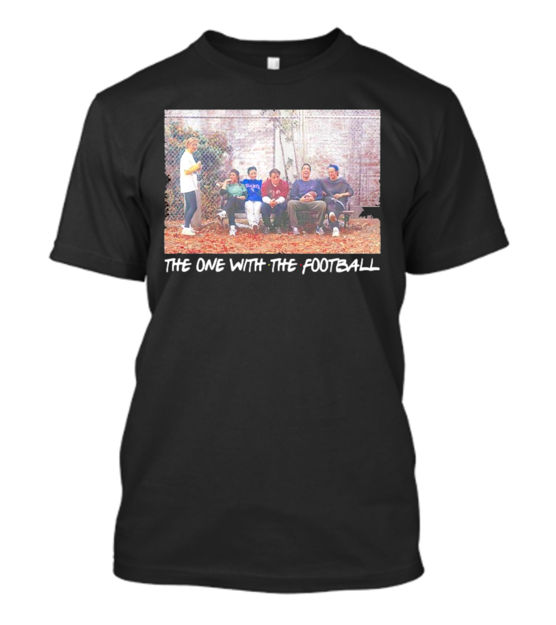 Friends The One With The Football Episode Group Photo T-Shirt