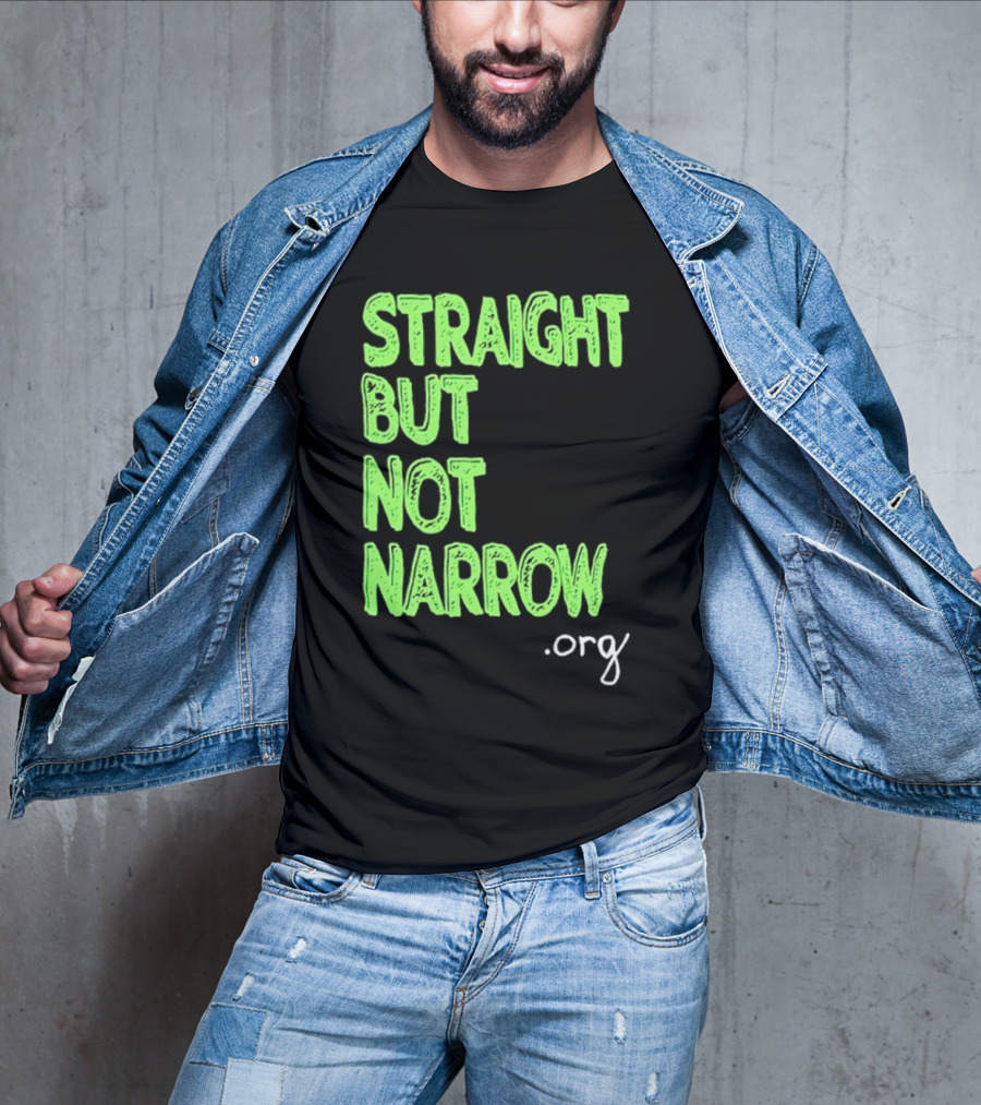 Josh Hutcherson Straight But Not Narrow Support .Org T-Shirt