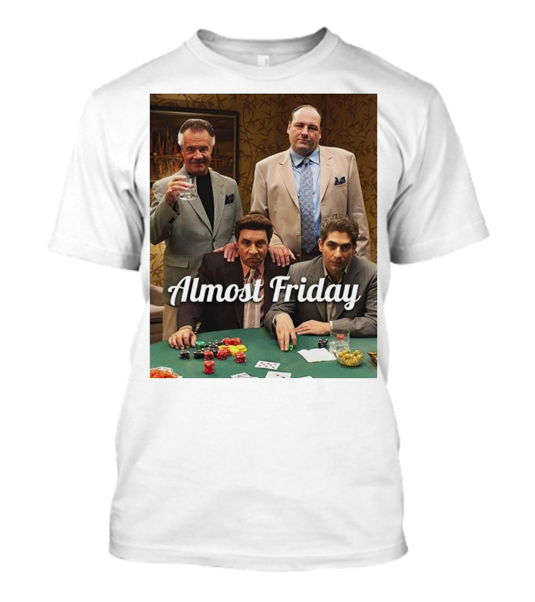 Almost Friday Poker Night Families T-Shirt