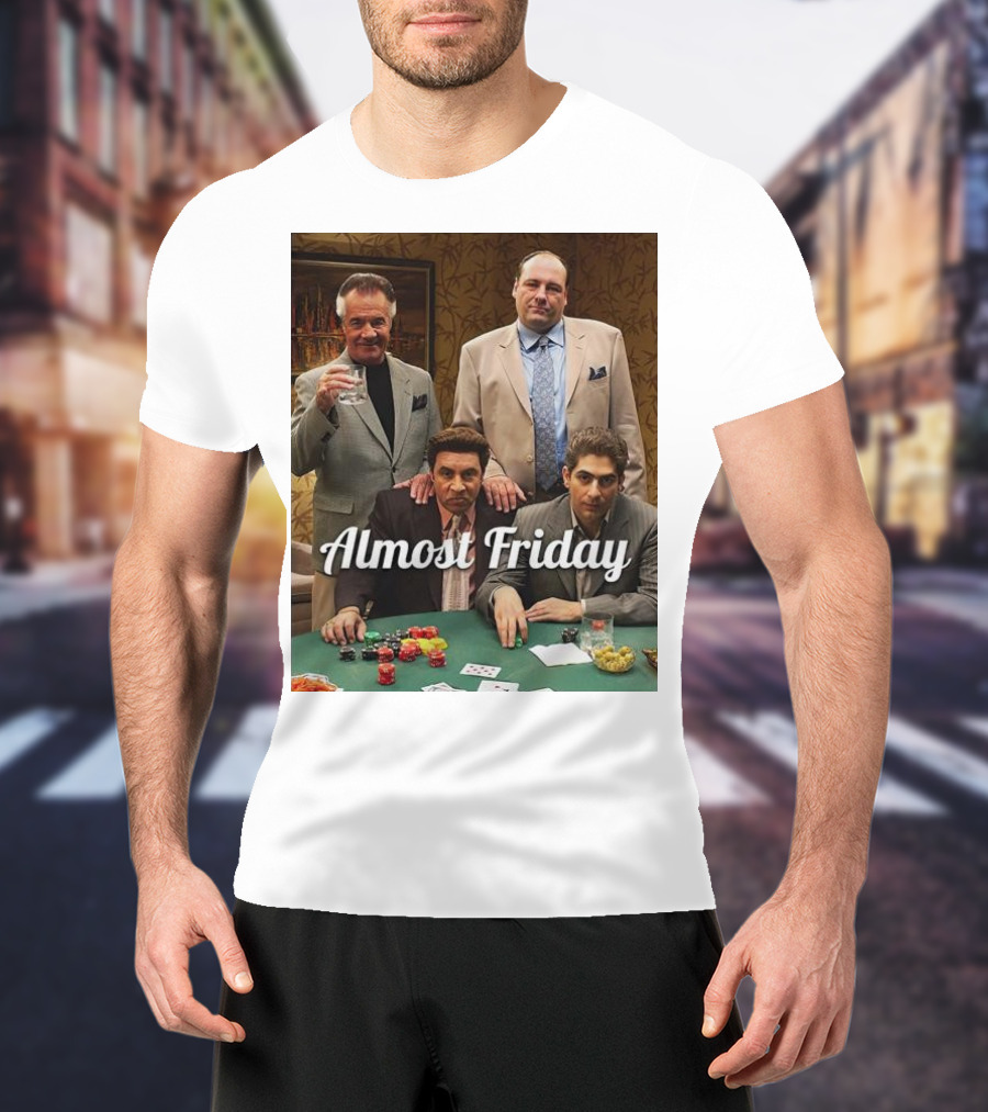 Almost Friday Poker Night Families T-Shirt