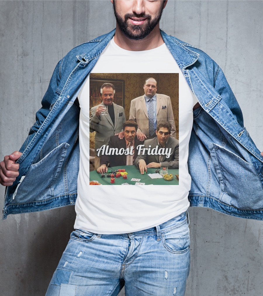 Almost Friday Poker Night Families T-Shirt