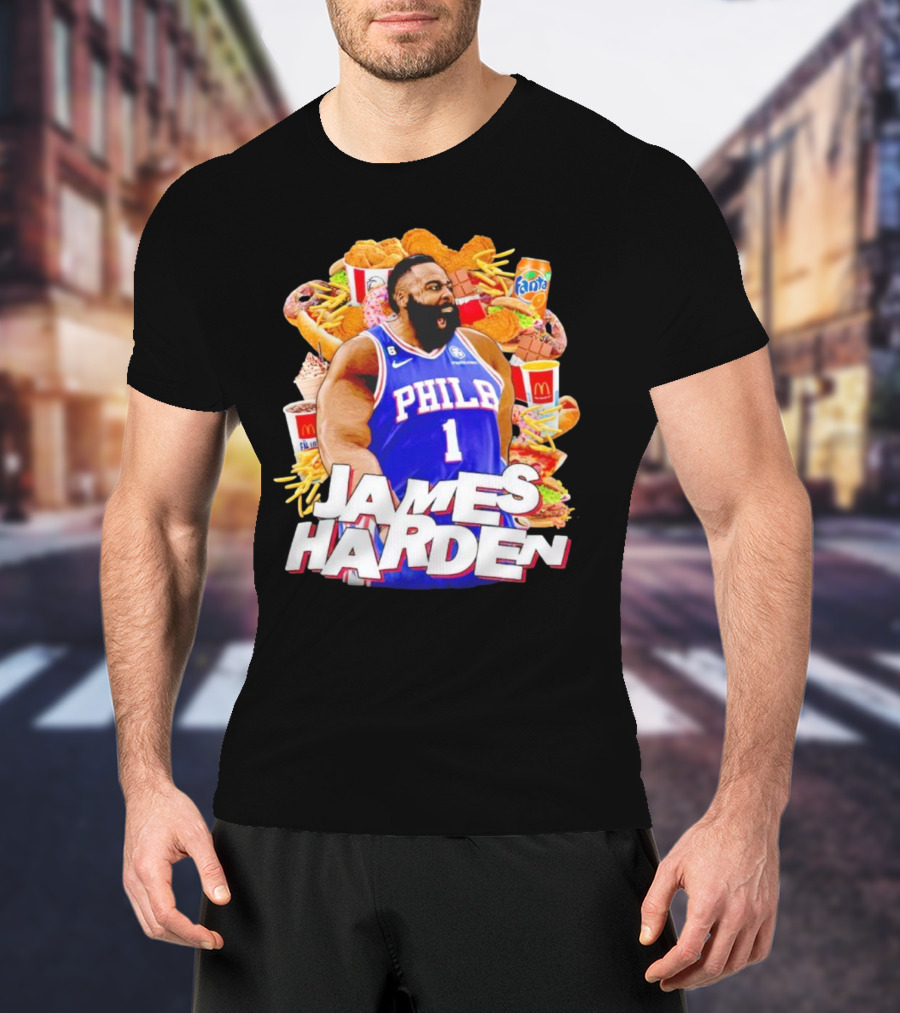 James Harden Philly Fast Food McDonald's Fanta T-Shirt