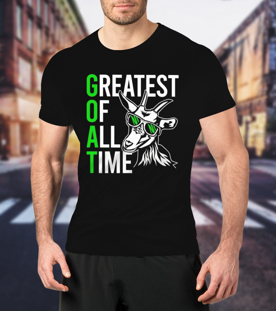 GOAT Greatest Of All Time Cool Sunglasses Goat T-Shirt