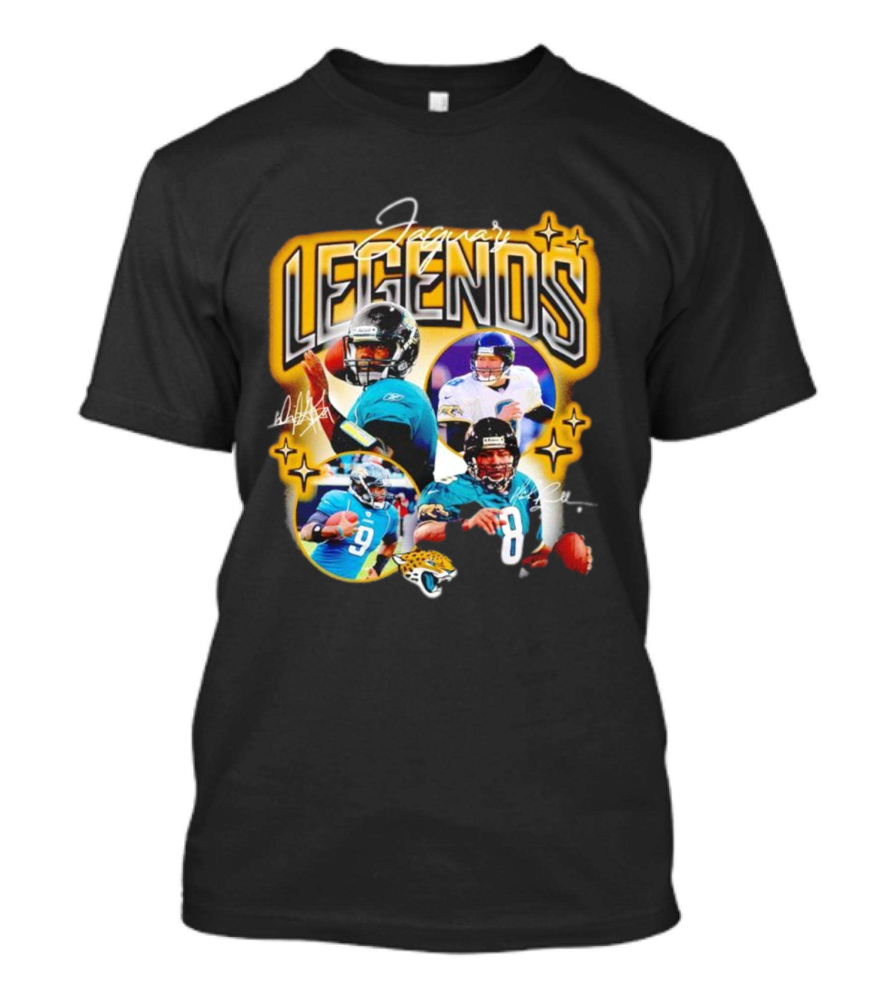 Jaguars Legends Signatures Legendary Football Heroes T-Shirt
