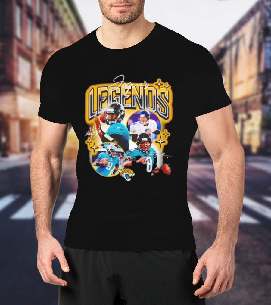 Jaguars Legends Signatures Legendary Football Heroes T-Shirt