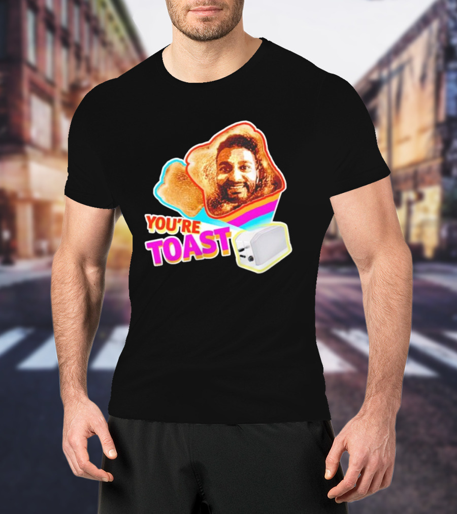 You're Toast Jonny Fairplay Toaster Face Image T-Shirt