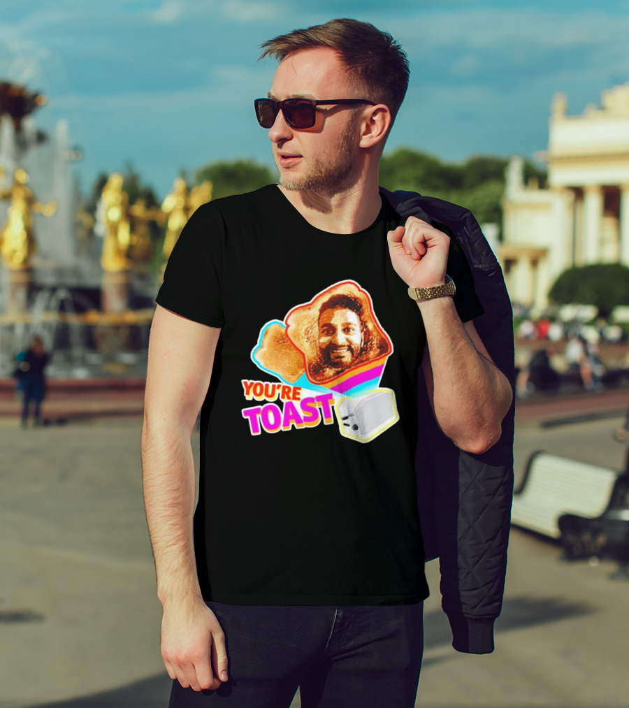 You're Toast Jonny Fairplay Toaster Face Image T-Shirt