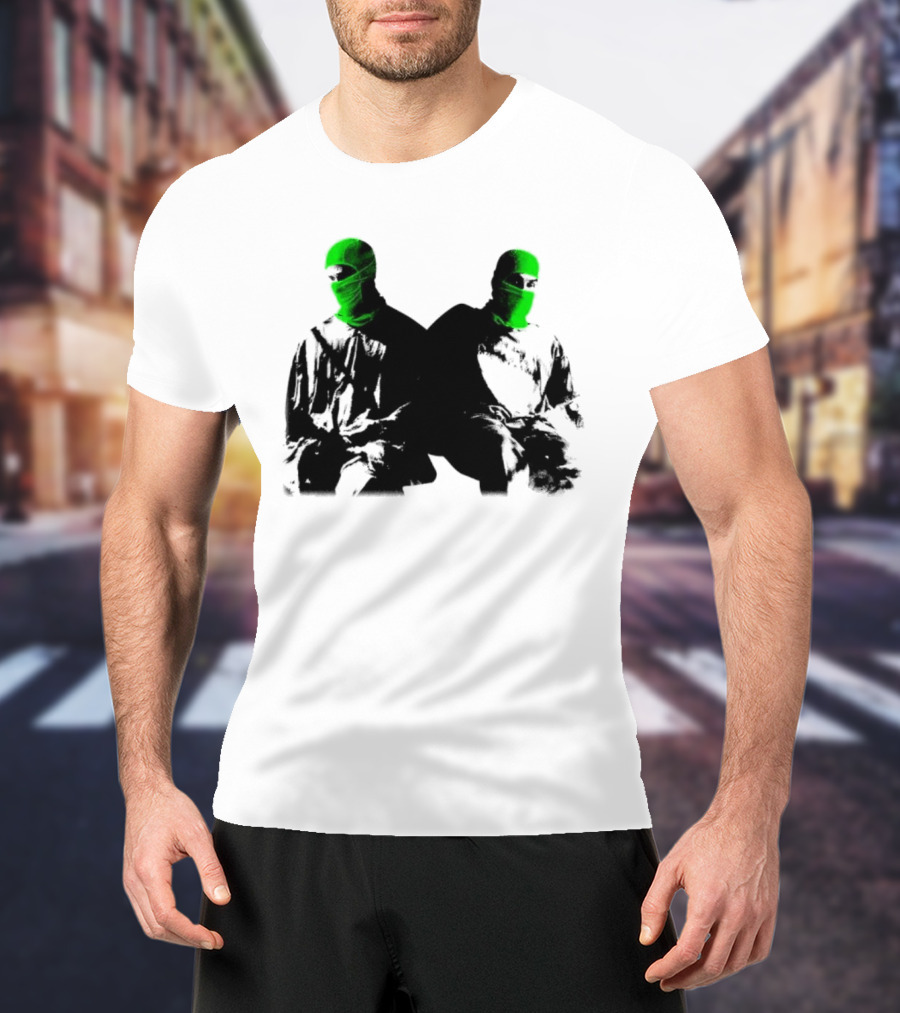 Mansionz Mask Green Neon Duo T-Shirt
