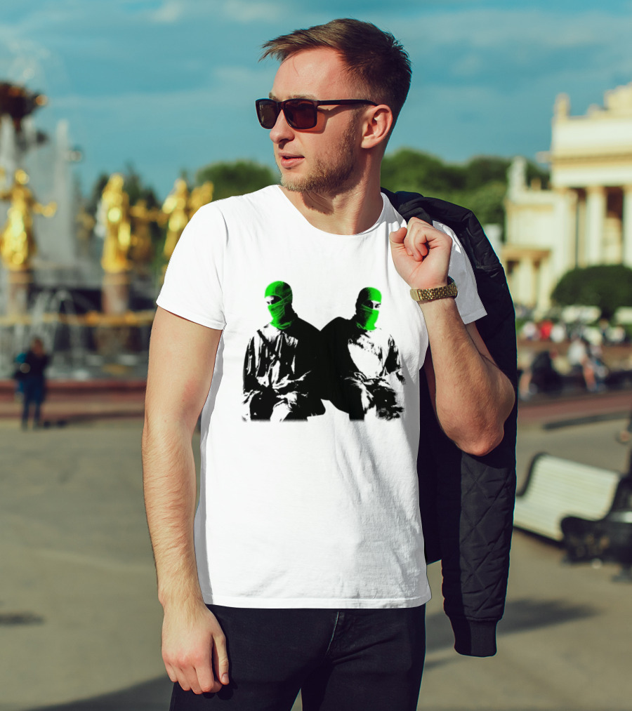 Mansionz Mask Green Neon Duo T-Shirt