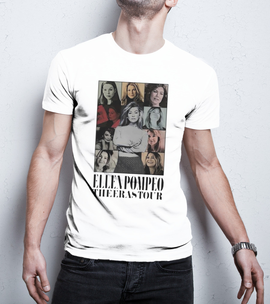Ellen Pompeo The Eras Tour Meredith Grey Collage T-Shirt