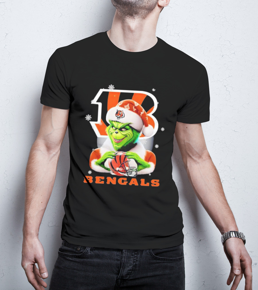 Grinch Cincinnati Bengals Christmas T-Shirt