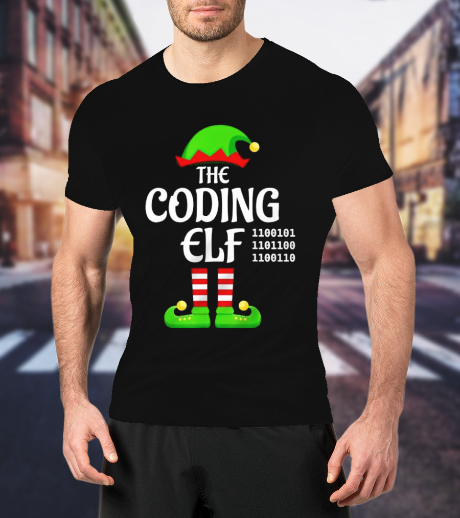 The Coding ELF 1100101 1101100 1101110 T-Shirt