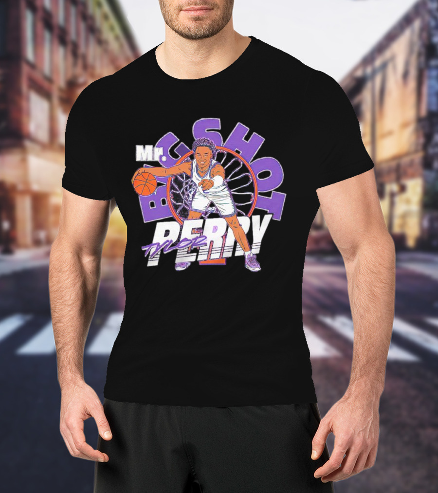 Mr. Big Shot Tylor Perry Basketball Player Signature T-Shirt