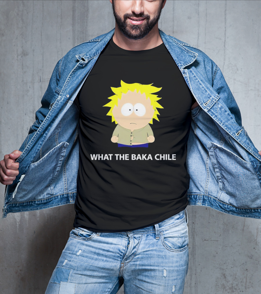WHAT THE BAKA CHILE South Park Style Character T-Shirt