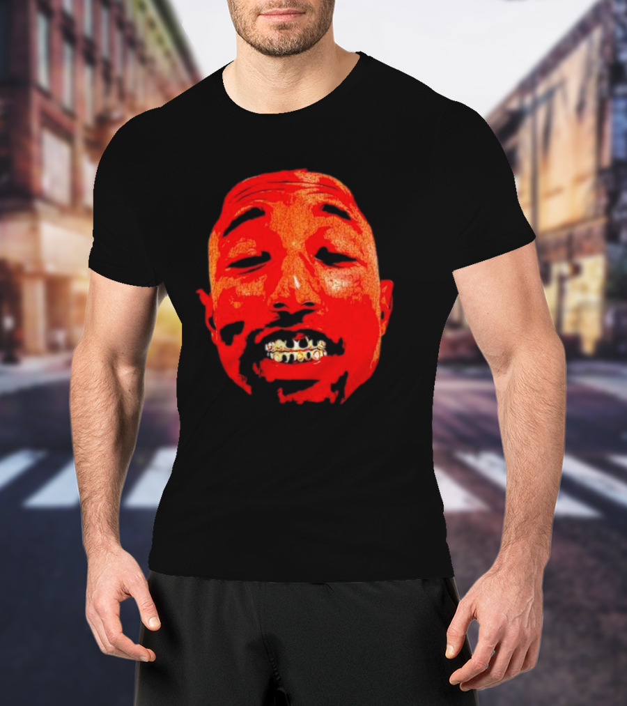Pharrell Suicide Wrist Red Tee Face Grills T-Shirt