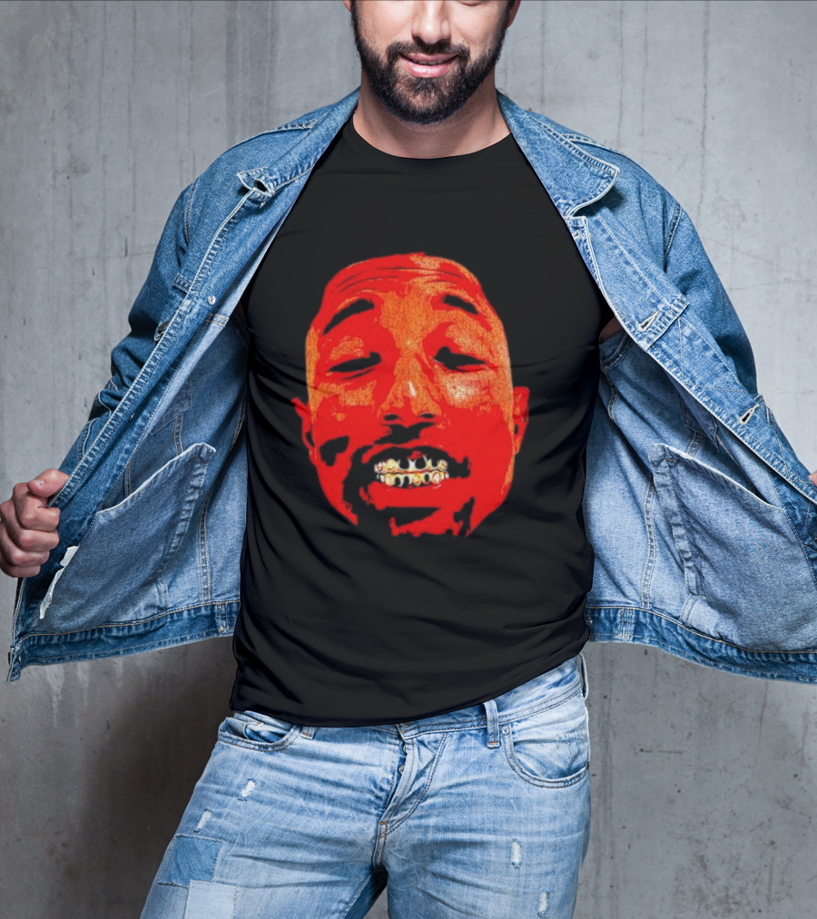 Pharrell Suicide Wrist Red Tee Face Grills T-Shirt