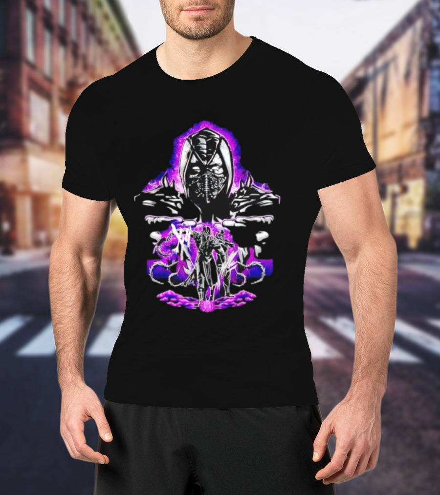 Noob Saibot's Shadow Assault With Purple Aura T-Shirt