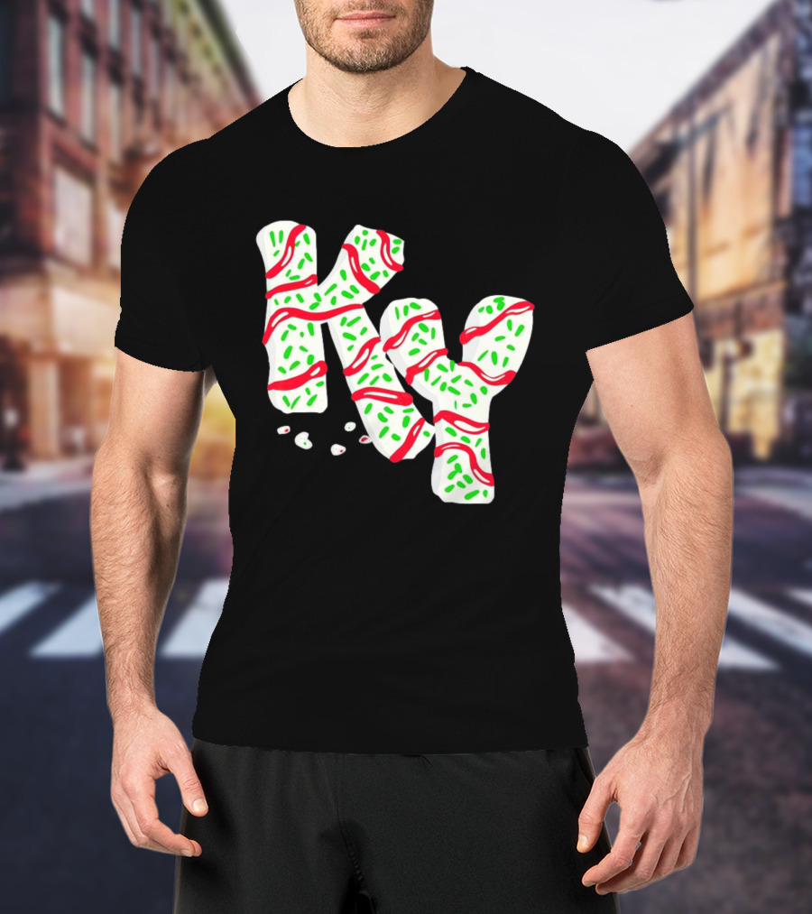 Christmas Treat KY Candy Cane-Inspired T-Shirt