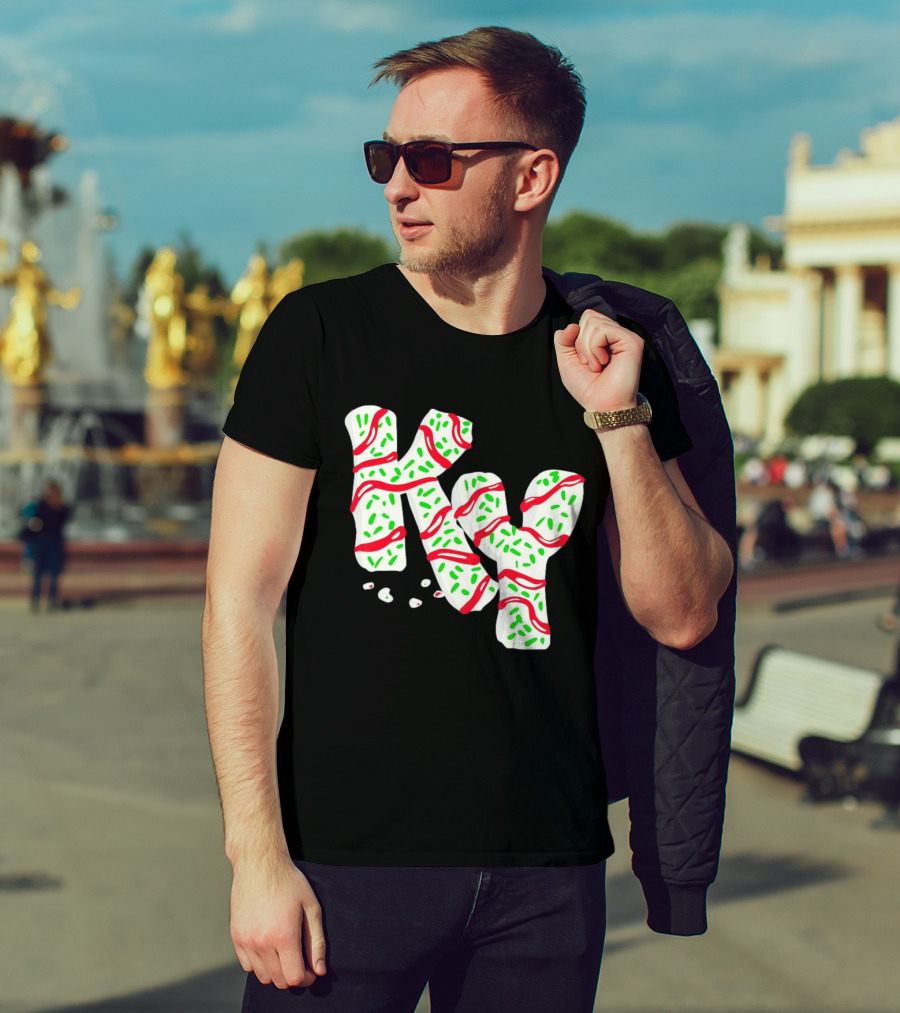 Christmas Treat KY Candy Cane-Inspired T-Shirt