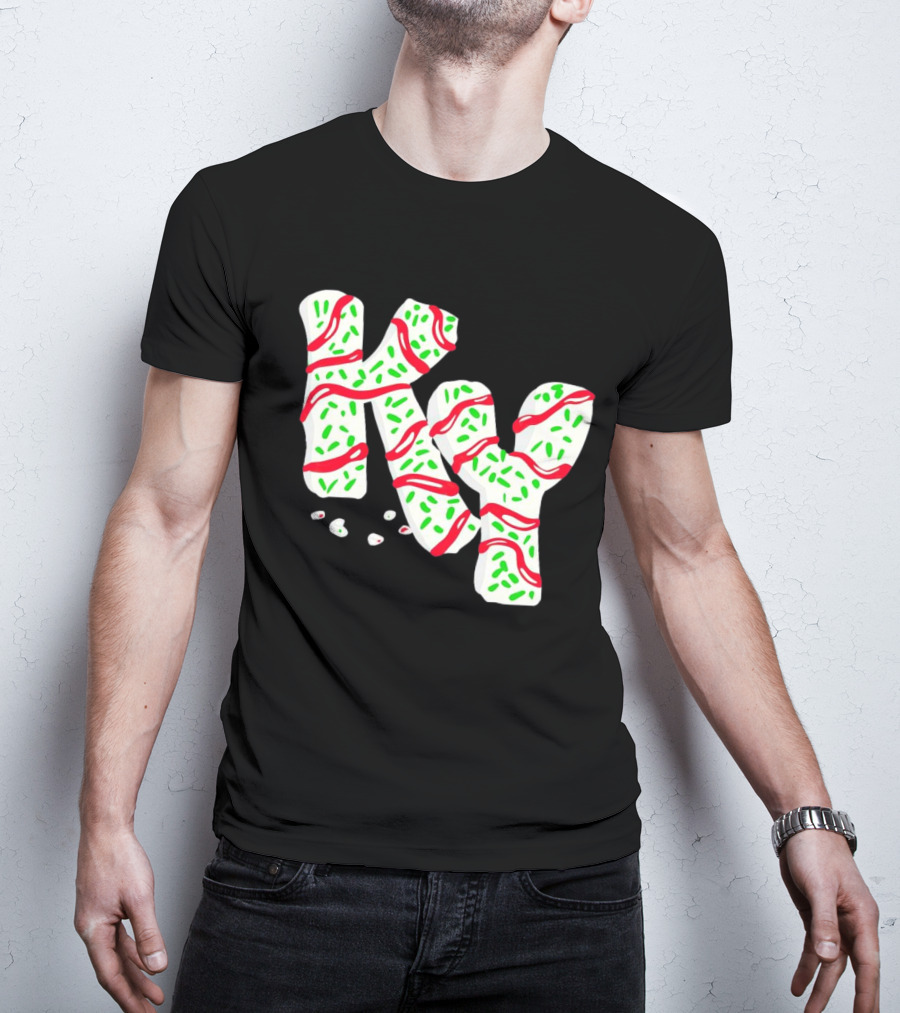 Christmas Treat KY Candy Cane-Inspired T-Shirt