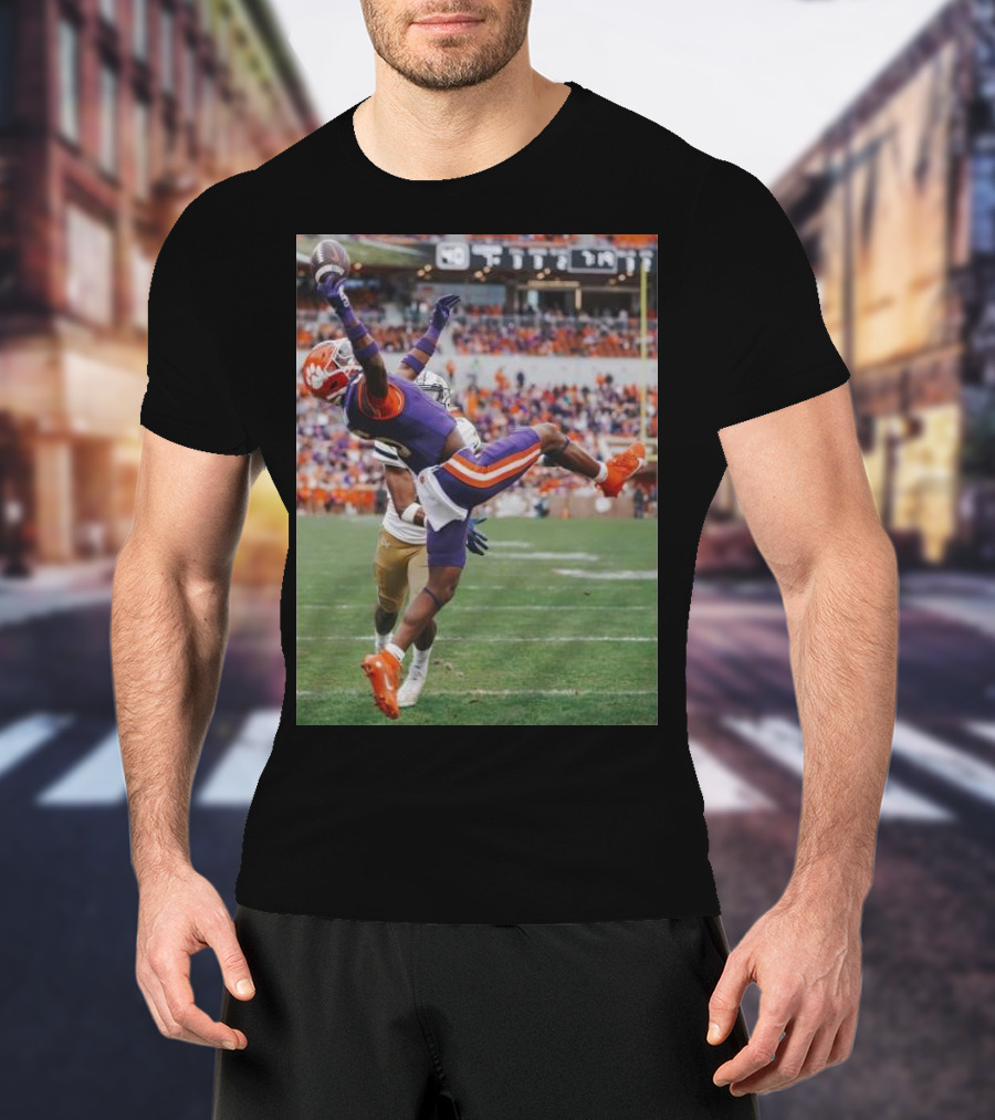 Clemson Tigers The Real Tyler Football Catch T-Shirt